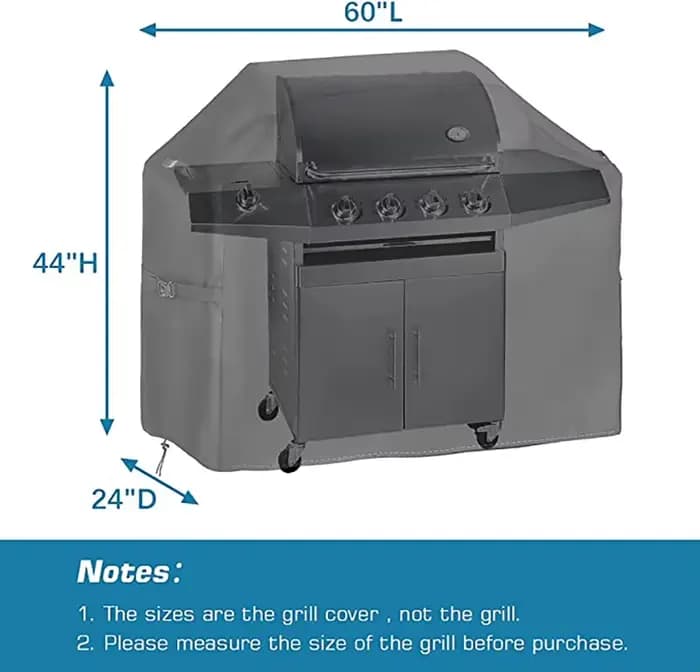 Outils d'extérieur couverture de gril de Barbecue imperméable robuste Patio extérieur Oxford Barbecu