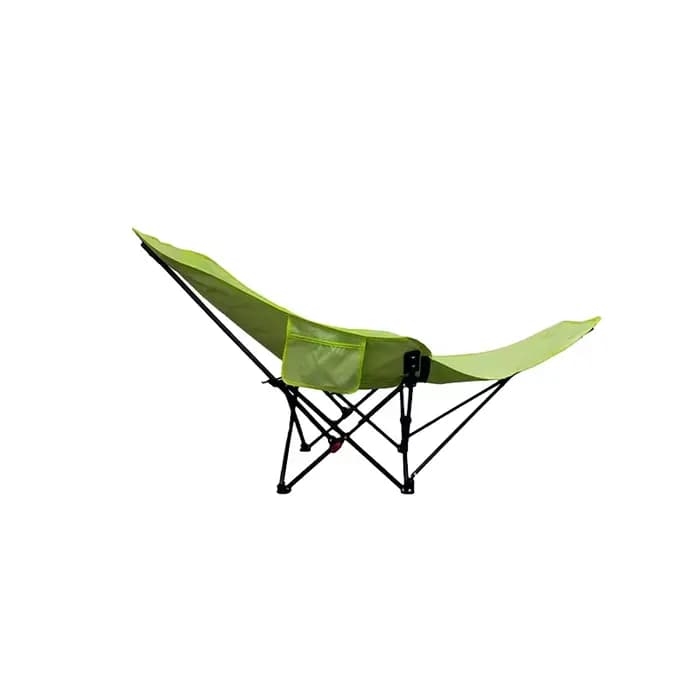 Chaise de camping portable d'extérieur confortable, chaise pliante de plage avec support pour les ja