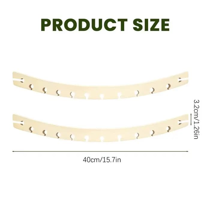 Barre de support pour hamac, 2 pièces, en bois, portables, détachables, pièces de rechange pour hama