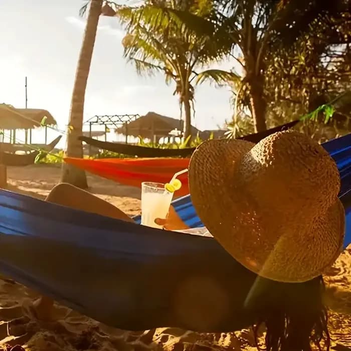 Hamac quatre saisons confortable et respirant avec sac à dos, conception de rangement de voyage, ada