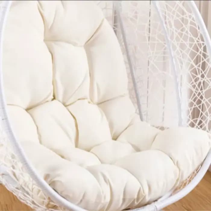 Coussins de chaise en forme d'œuf, pour mobilier d'extérieur, imperméable, remplacement pour chaises
