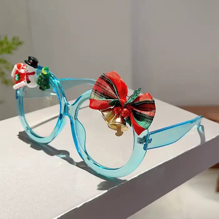 GM LUMIAS – lunettes de décoration de noël pour femmes, montures optiques rondes surdimensionnées, t
