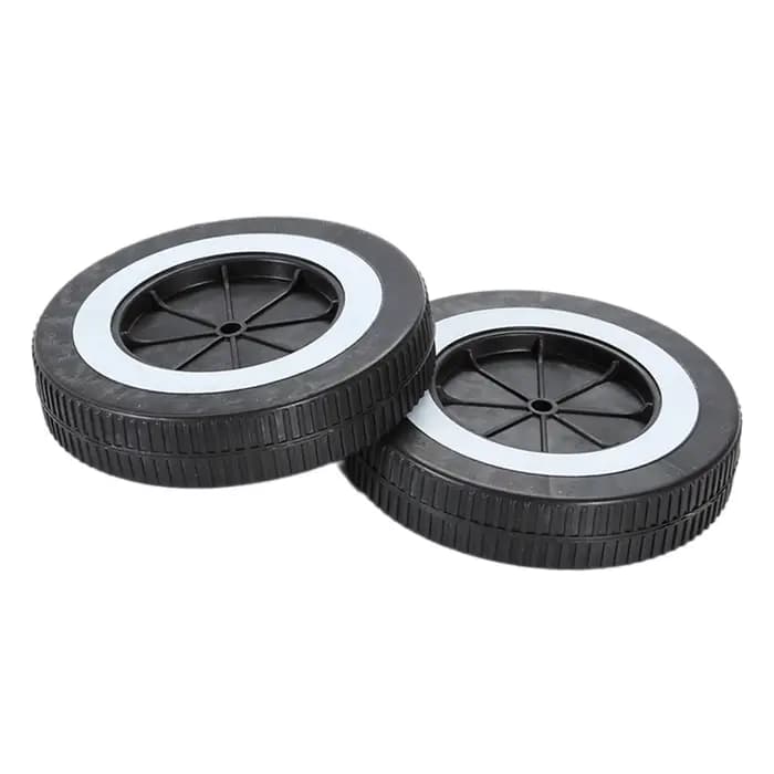 Roues de Barbecue à Gaz Faciles à Installer, 2 Pièces