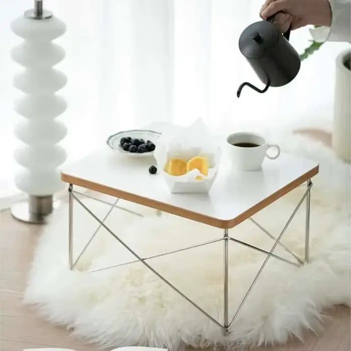 Table basse Ins scandinave, petit canapé de maison, Table d'angle, salon, Table d'appoint Antique, p