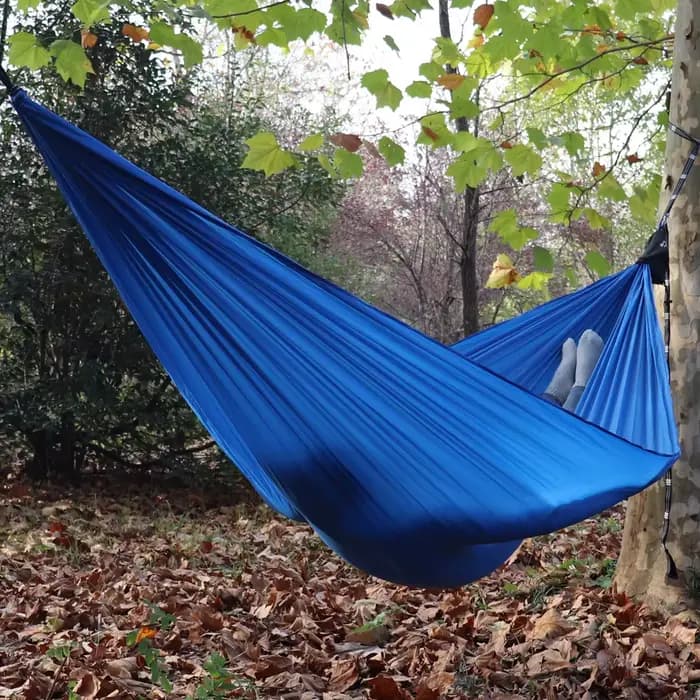 Hamac ultraléger 380T (20D), Parachute en Nylon, abri simple pour randonnée, équitation et Camping