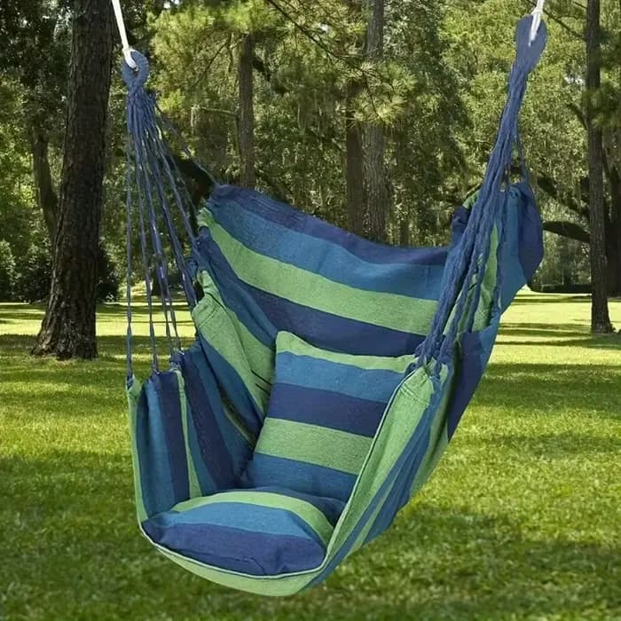 Hamac d'extérieur en toile épaisse, filet de balançoire d'extérieur pour Camping, chaise suspendue r