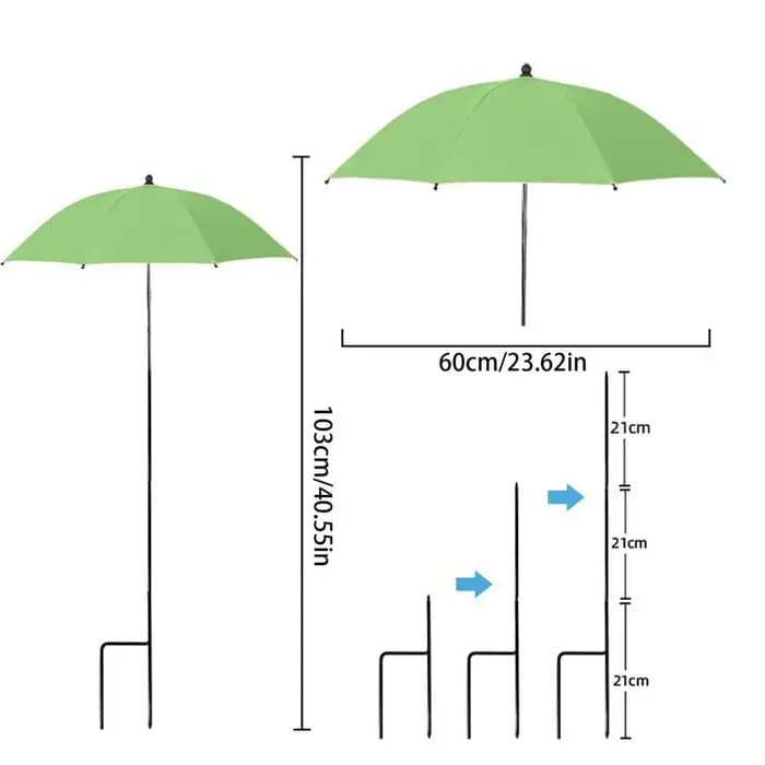 Tissu d'ombrage pour jardin, parapluie extérieur réglable, fournitures de jardinage, parasols de Pat