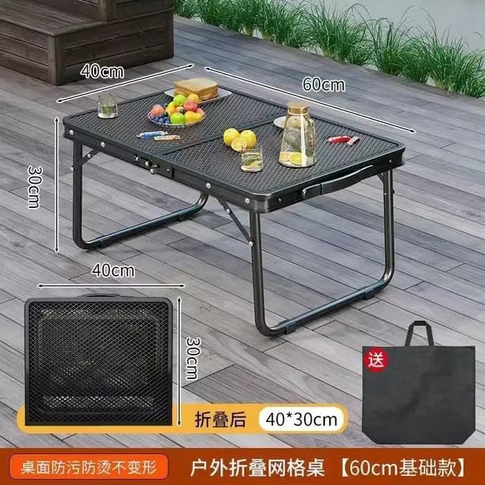 Table pliante d'extérieur, Table de pique-nique multifonctionnelle pour Barbecue, Portable, réglable