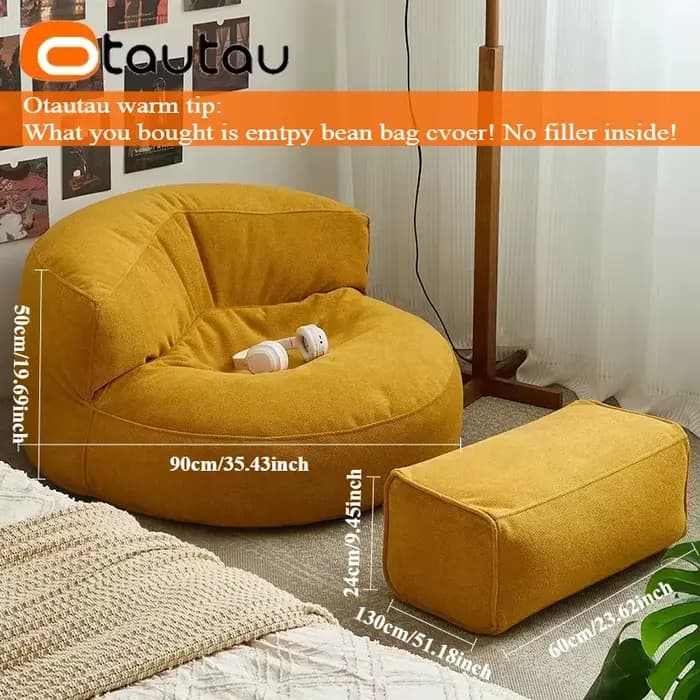 OTAUTAU-Juste de pouf SF133, pas de remplissage à l'intérieur Vous devez acheter Filler par ABLE Sel