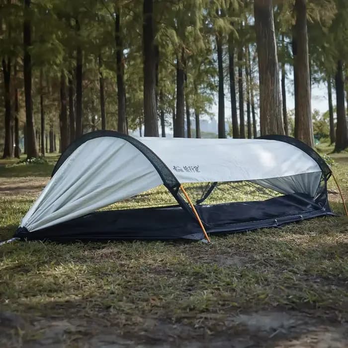 Hamac de voyage, anti-renversement extérieur, pare-soleil et anti-moustiques, personne simple ou dou