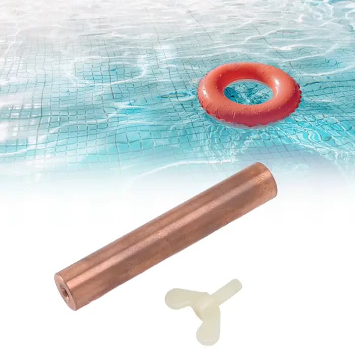 Remplacement de l'anode solaire en cuivre, haute location, choc solaire, ioniseur de piscine solaire