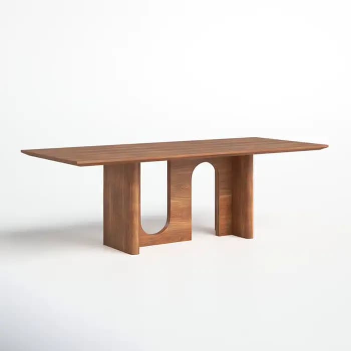 Table à manger rectangulaire pour salon, Design De luxe moderne, Table à manger Mobile nordique, meu