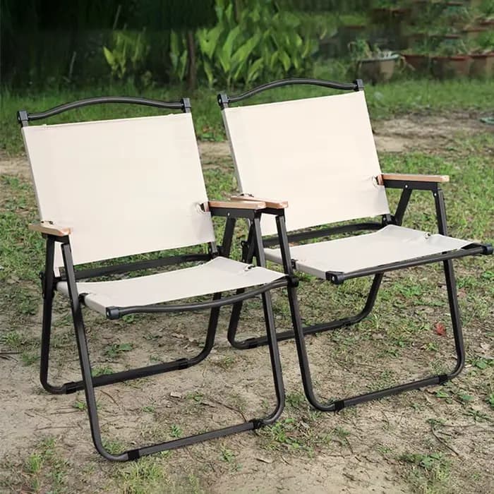Chaise pliante portable pour l'extérieur, dossier simple, pêche, camping, loisirs, plage