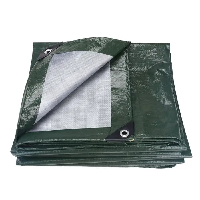 Grande bâche PE imperméable, couverture en feuille avec œillets renforcés, bâches imperméables pour