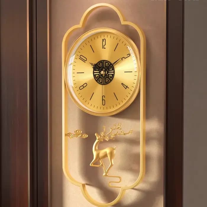 Horloge murale de salon moderne, Design industriel, luxe européen, numérique minimaliste, Duvar Saati, accessoires de décoration