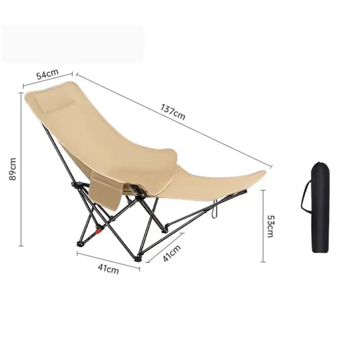Chaise pliante de camping d'extérieur