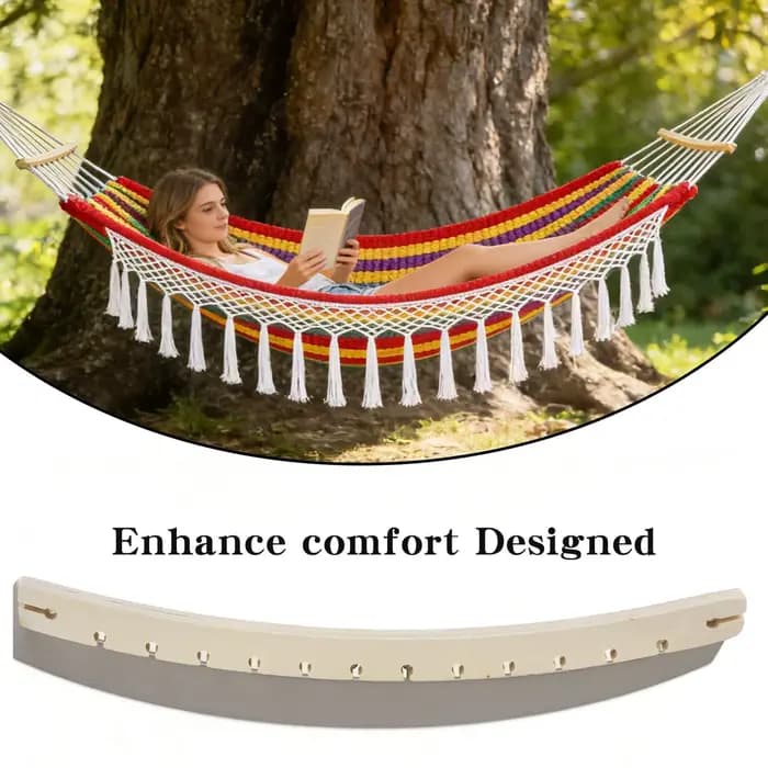 Barre de support pour hamac 50x3x1