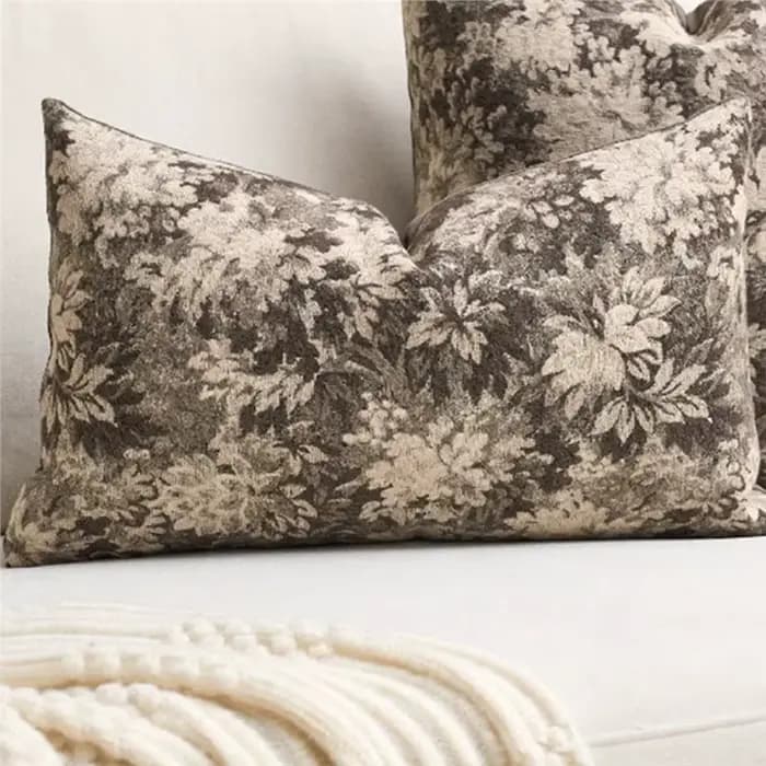 B84B-Housse de coussin décorative de style ferme