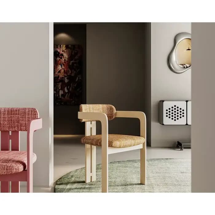 Chaise de salle à manger médiévale française