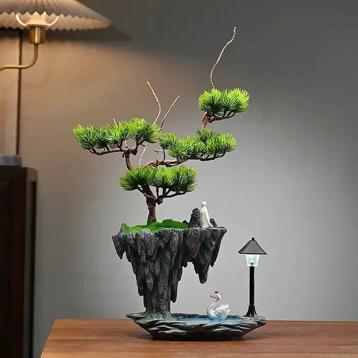 Simulation de plante verte Sky City
