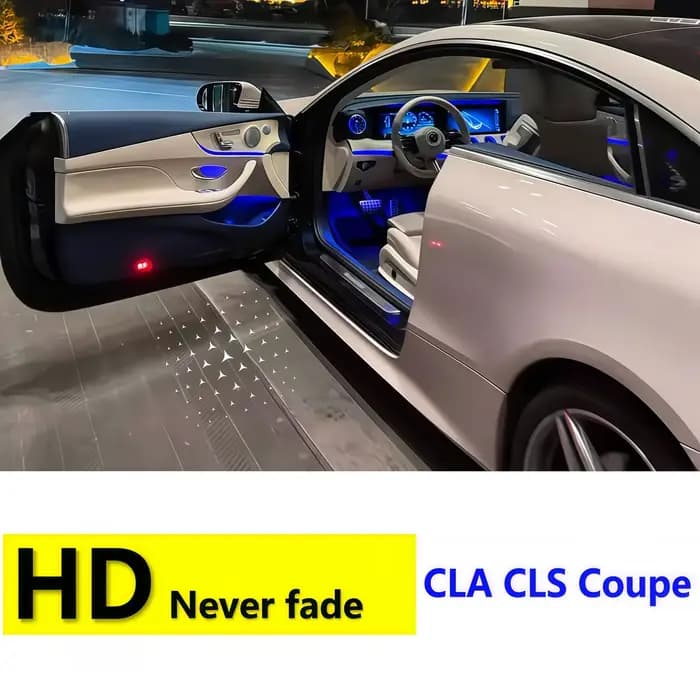 Projecteur Led HD pour porte de voiture, pour Mercedes Benz CLA CLS coupé W117 C117 C118 W218 C205 C207 W257 C238, 2026 2025 2022 2021 2019