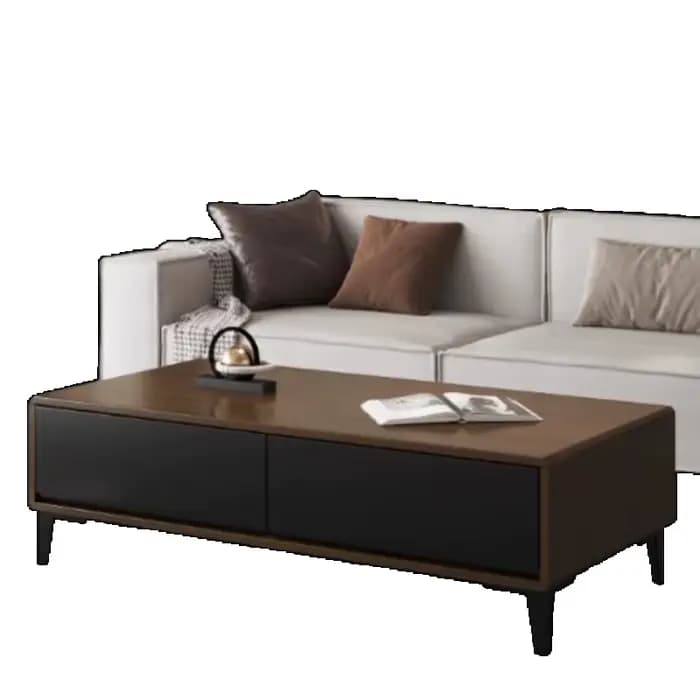 Tables basses carrées modernes accessoires bois petit salon Table basse Console Design Muebles Para El Hogar meubles de maison