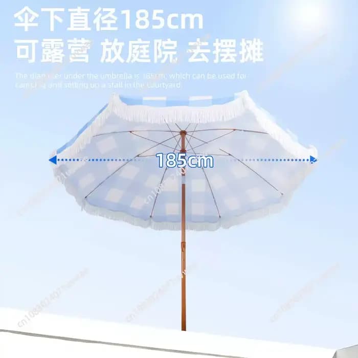 Parasol de plage et de terrasse pour complexe balnéaire