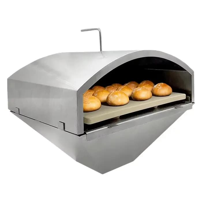 Grille à pizza en bois Hearthstone pour barbecue à granulés, effet Hot Topic