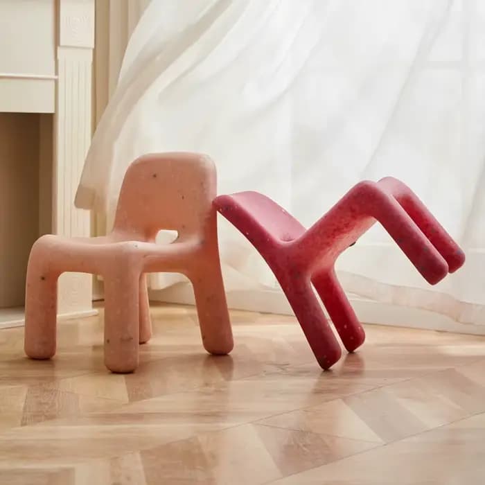 Chaise en plastique de style nordique de haute qualité