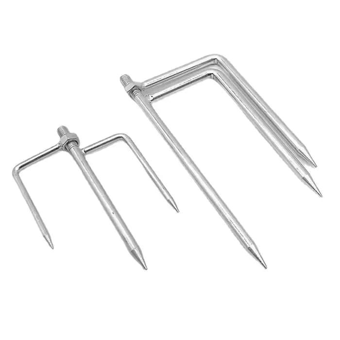 Support de Parasol 17/21cm, 1 pièce, pince à pointe de sol pour activités de plein air avec Interface filetée universelle