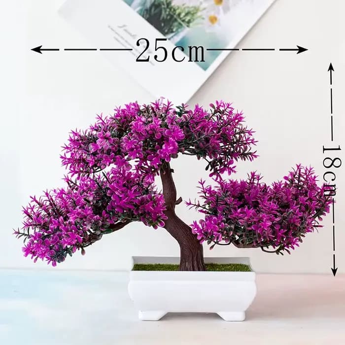 Plantes artificielles bonsaï, petit Pot d'arbre, fausses fleurs, ornements en Pot pour la maison, décoration de Table, décor de jardin d'hôtel