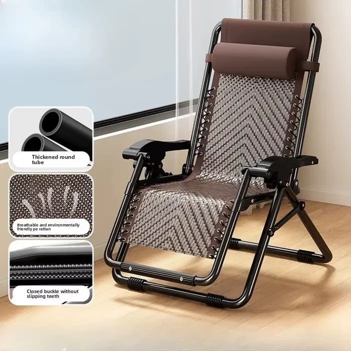Chaise inclinable pliante Portable