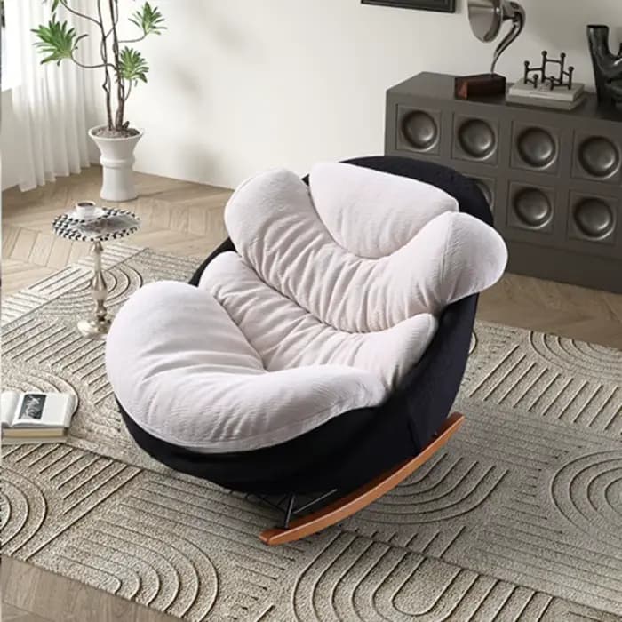 Chaise à bascule de luxe avec soutien lombaire