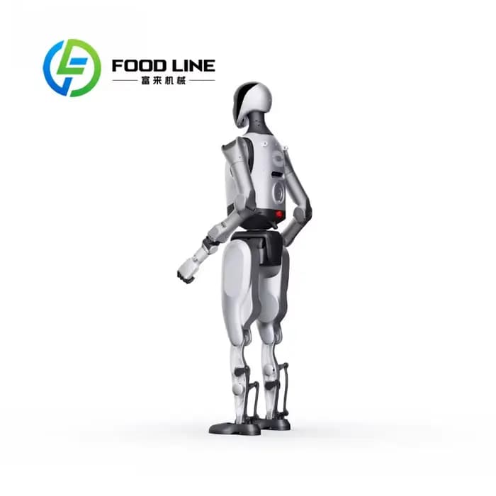 Robot humanoïde logistique qui transfère de petits colis, classe les marchandises et patrouille les zones de stockage dans les entrepôts de commerce électronique de taille moyenne