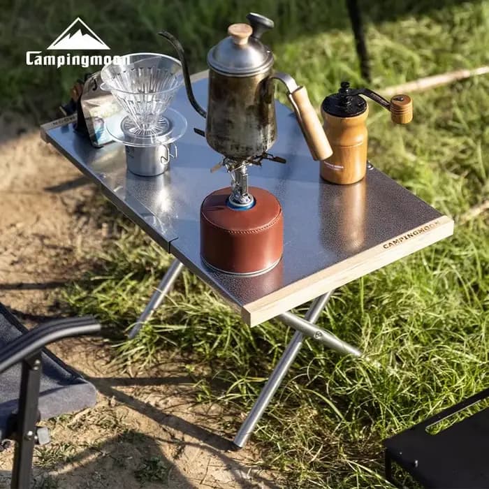 Table de camping extérieure portable avec sac de rangement