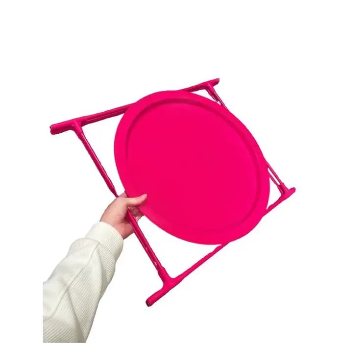 Table basse ronde pliable