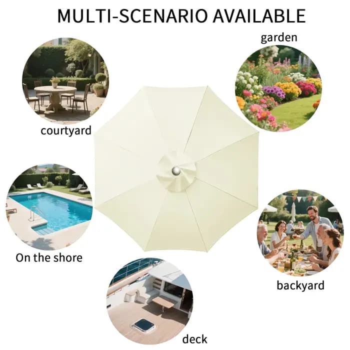 Housse de remplacement pour Parasol