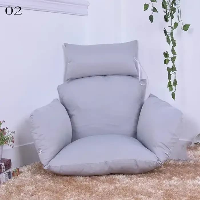 Juste de coussin en coton pour chaise pivotante et taie d'oreiller d'extérieur