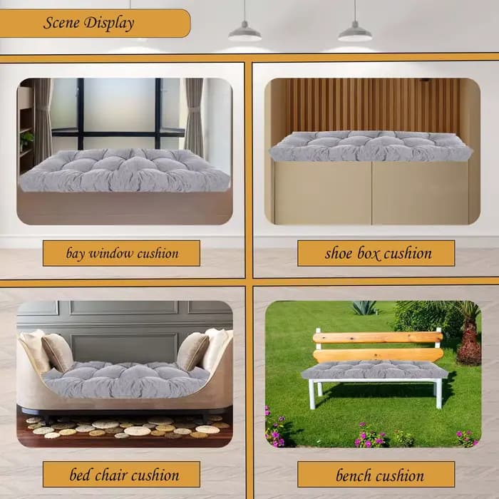Coussins de chaise 40x40cm avec sangles, coussin de siège carré pour la maison, coussins de siège de chaise de bureau doux, tapis pour salon de thé/jardin/cuisine