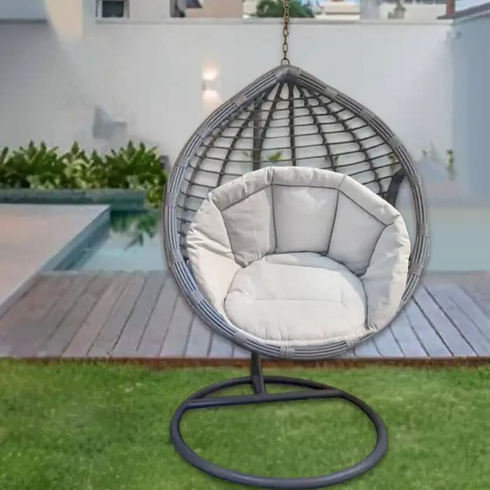 Coussin de chaise suspendue en osier