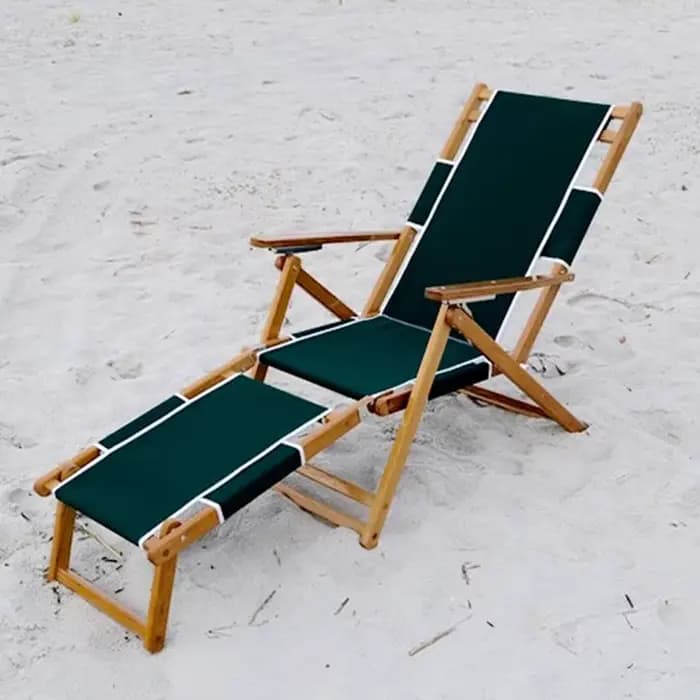 Chaise longue de luxe moderne et confortable en tissu