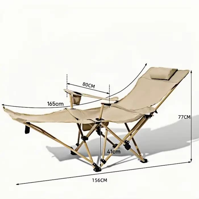 Chaise longue pliante d'extérieur