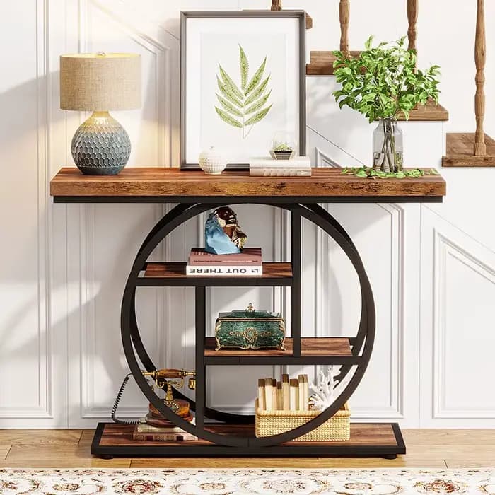 Table console moderne de style mid-century
