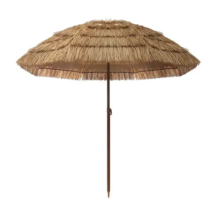 Parasol de plage extérieur grand pliable jardin piscine Patio