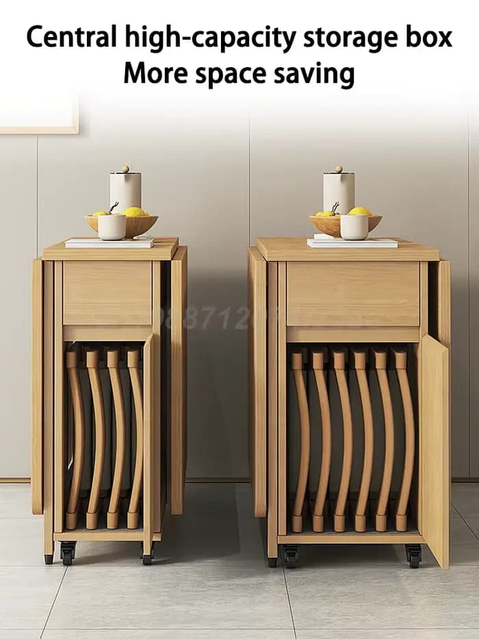 Table à Manger Pliable pour Petit Ménage