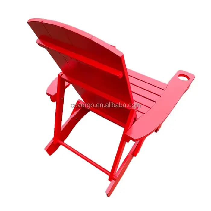 Mobilier d'extérieur Fauteuil en teck Chaise en plastique en résine de jardin