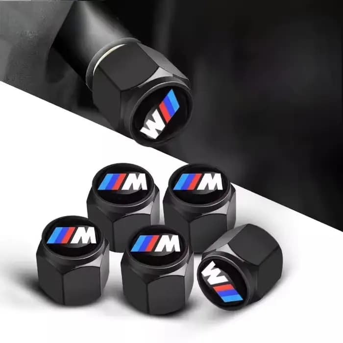 Capuchons de valve de pneu de voiture en aluminium, 5 pièces, accessoires anti-poussière pour BWM M E34 E36 E60 E90 E46 F10 F20 F30 X5 X6 X1 M2 M3 M5 M6 E71