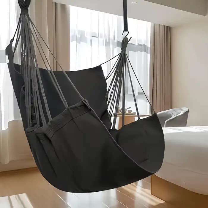 Chaise hamac relaxante et décontractée en tissu