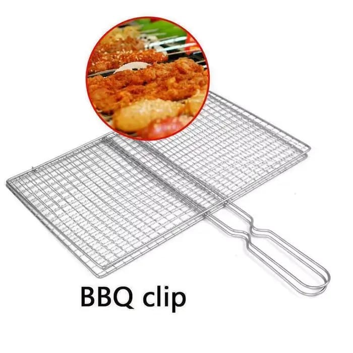 Filet à griller en fer pour barbecue, pince à steak, viande, poisson, légumes
