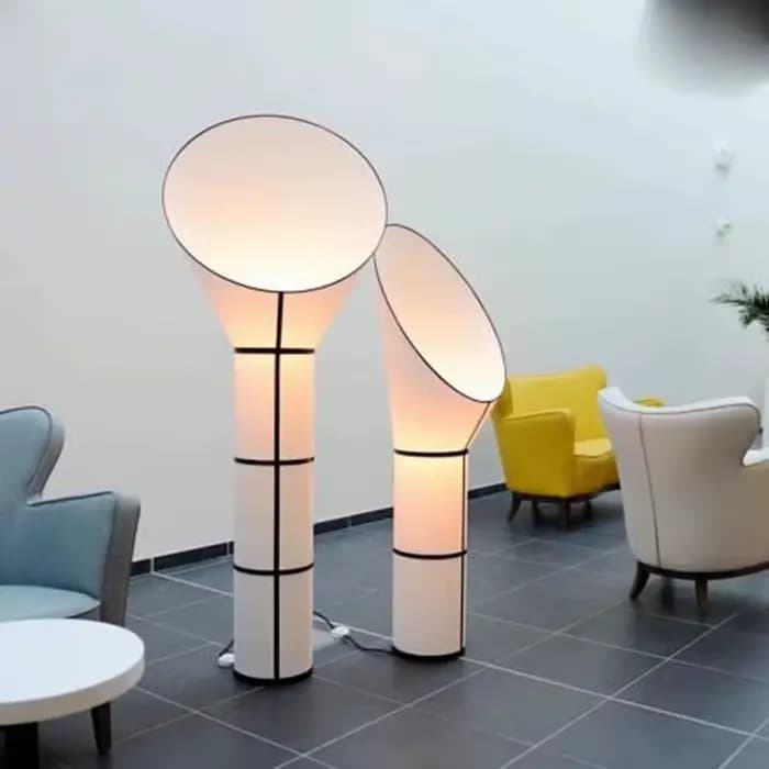 Lampadaire d'angle LED moderne, lampe sur pied en corne créative, salon, salon, hôtel, magasin, décor de canapé, designer